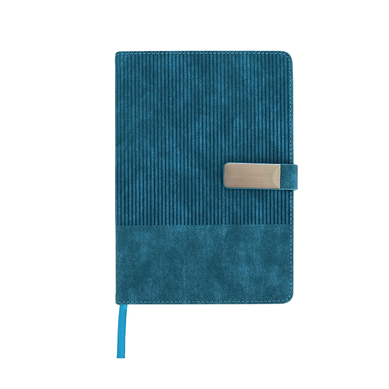 HERO A5 Business Notebook Magnetic Buckle Pen Holder Thickened Hard Cover Leather High-End Gift Meeting Office Stationery Lined Tearable Diary Journal