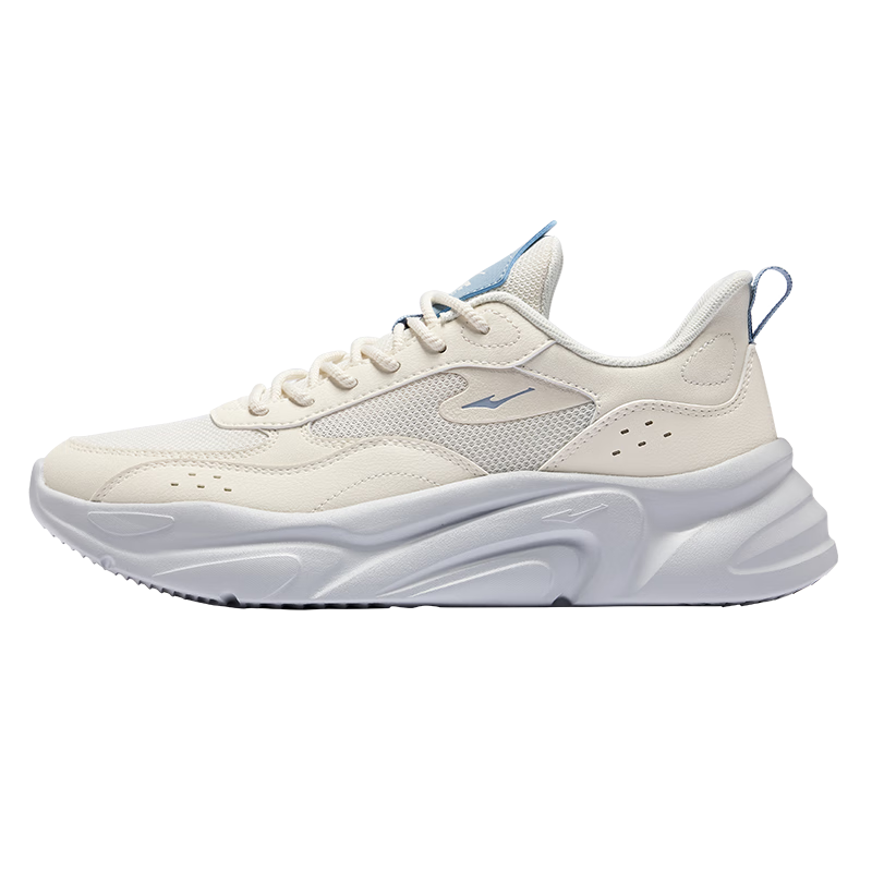 ERKE Casual Shoes for Men, Autumn Leather Mesh Versatile New Style Comfortable Soft-Soled Lightweight Athletic Running Shoes | Shuxing