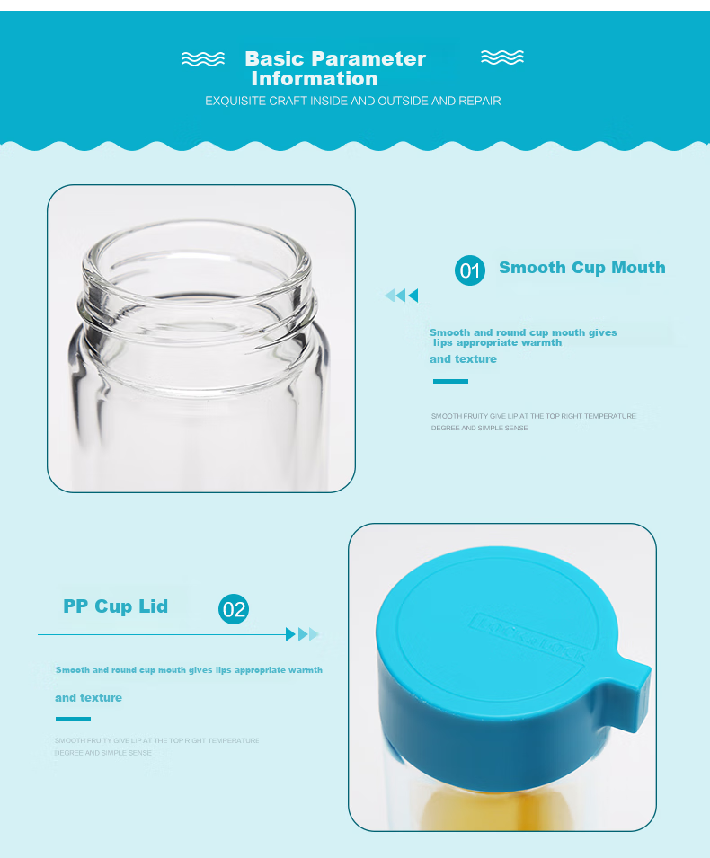 LOCK&LOCK Yuanbei Magnetic Bottle, Glass Cup, Magnetic Tea Infuser Mug, Portable Outdoor Cup for Men And Women, 550ml, White 12