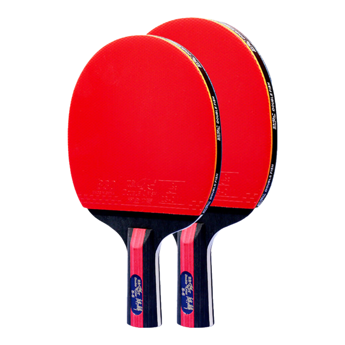 DOUBLE FISH Qilin S6 Table Tennis Paddle Competition Grade Professional Penhold and Shakehand Paddle Beginner Paddle Pair Penhold Grip