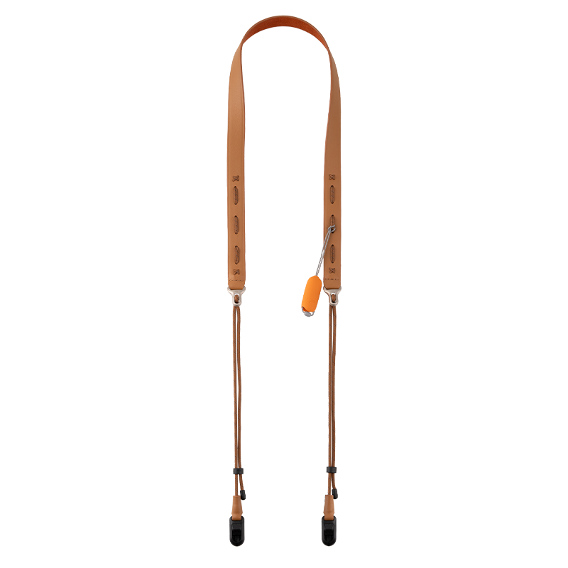 PGYTECH Camera Shoulder Strap Dandelion Slim Quick Release DSLR Strap for Nikon Fujifilm Canon Sony Vintage Caramel Brown