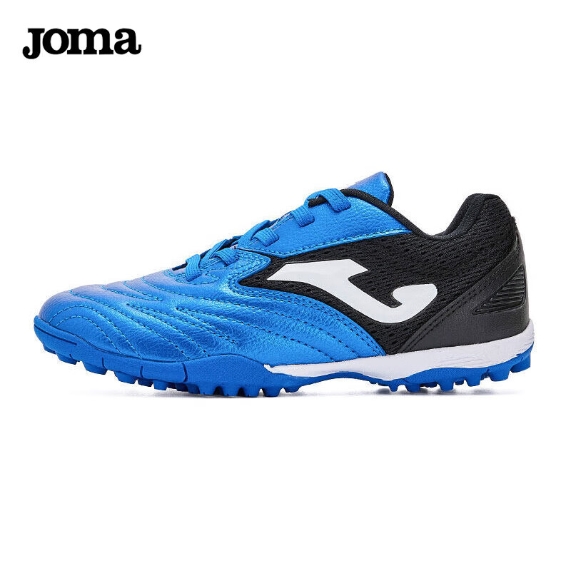 JOMA Kids Soccer Shoes TF Turf Studs Youth Primary School Training Sports Shoes Blue/Black Size 33