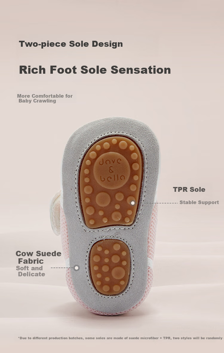 DAVE & BELLA Infant Pre-Walking Shoes Spring And Autumn Season Soft-Soled Shoes for Newborn Boys And Girls Indoor Shoes for Newborns 4