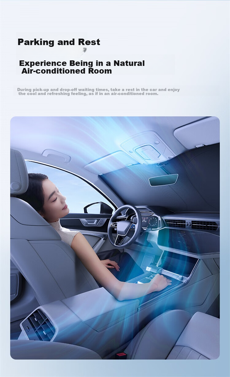 BASEUS Car Sunshade, Front Windshield Sun Protection, Heat Insulation, Windproof Glass Shade, Interior Sun Umbrella Blocker, 2026 New Model 20