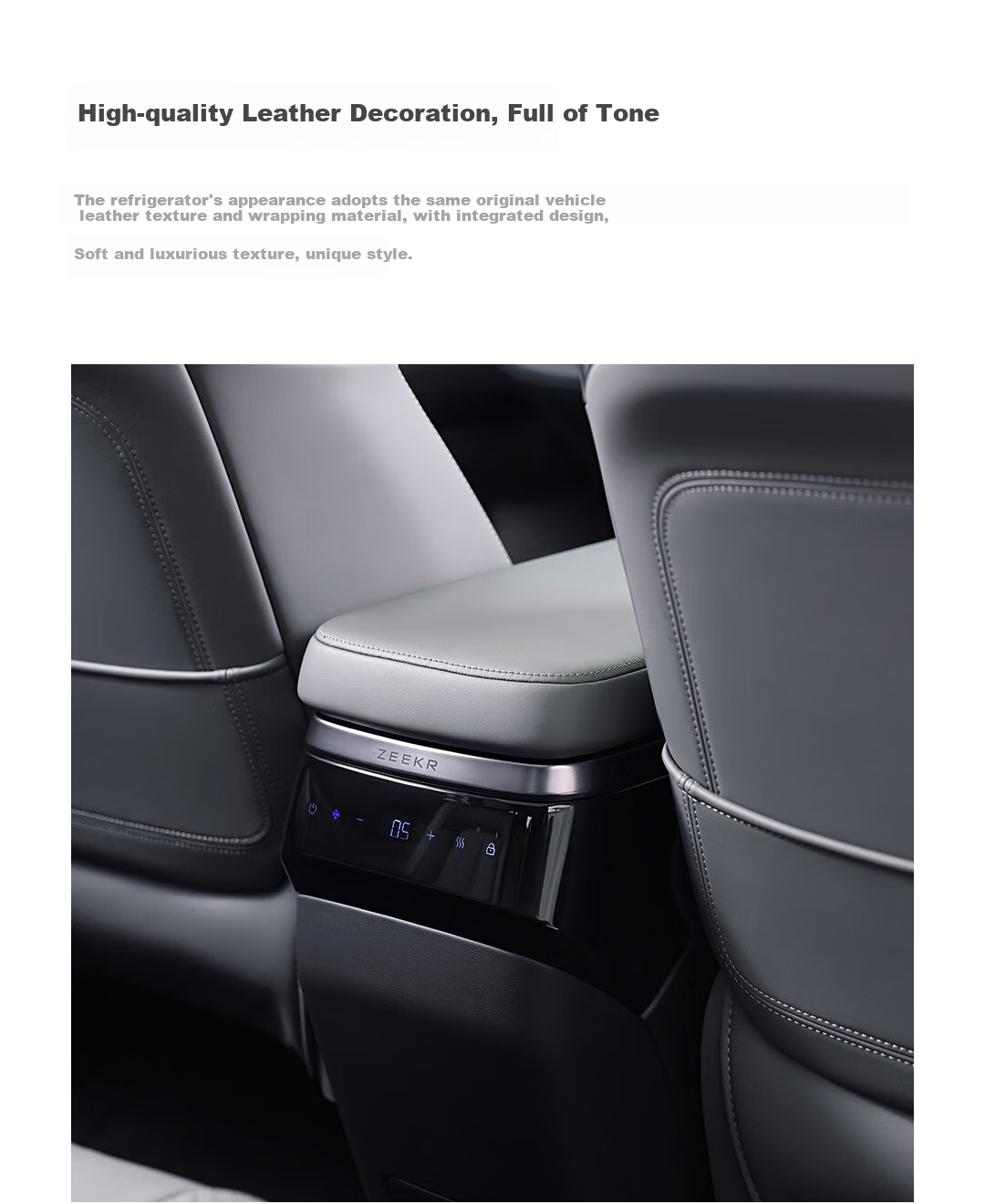 Jike Car Refrigerator, Jike 7X Exclusive Dual-Effect Temperature Control Smart Operation Long-Term Freshness Preservation, Black And Gray Color 4