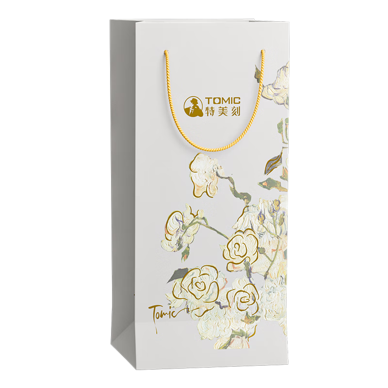 TOMIC 60191 White Rose Gift Bag