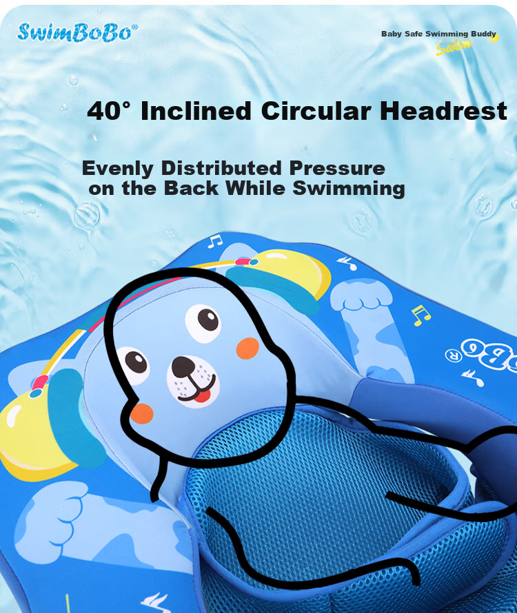 Swimbobo Baby Swimming Ring 0-24 Months Infant Swim Float Newborn Inflatable-Free Reclining Ring K7961 7