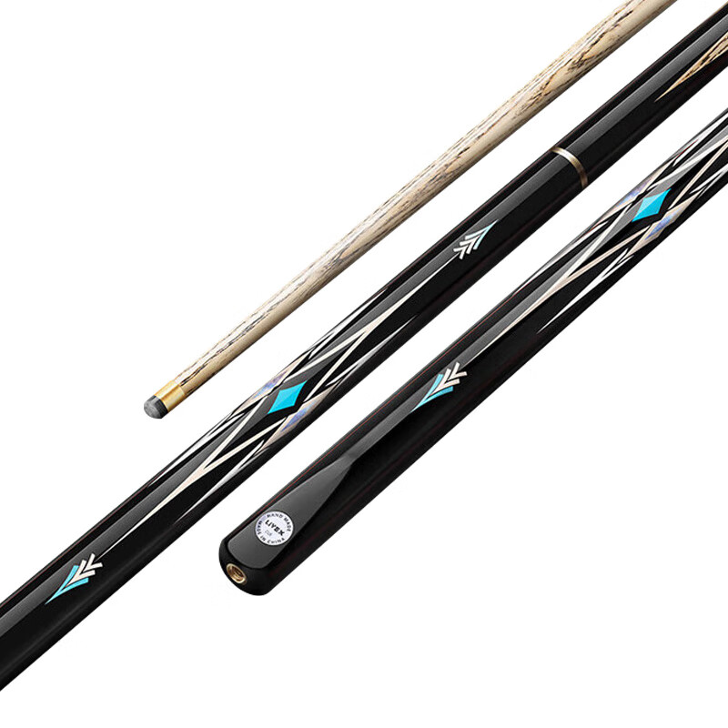 LIVEX Oracle Pool Cue, Small Tip Cue for Snooker And Black 8-Ball, Detachable Billiard Cue, American-Style 16-Color Nine-Ball Cue