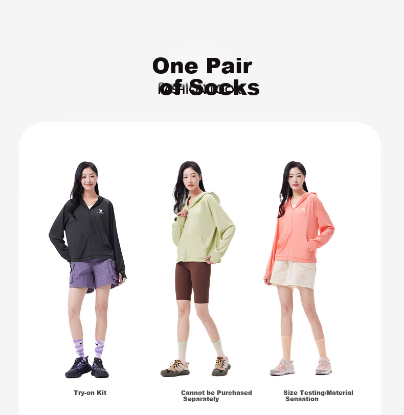 CAMEL Wang Junkai Edition Original Yarn Sun Protection Jacket Women High SPF Ice Cooling Quick-Dry Outdoor Skin Jacket O002 M 19