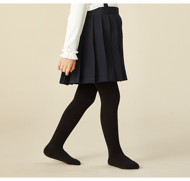 Bambi Children's Tights Spring and Autumn Thin Cotton Socks Summer Leggings Girls Dark Gray Size L 9