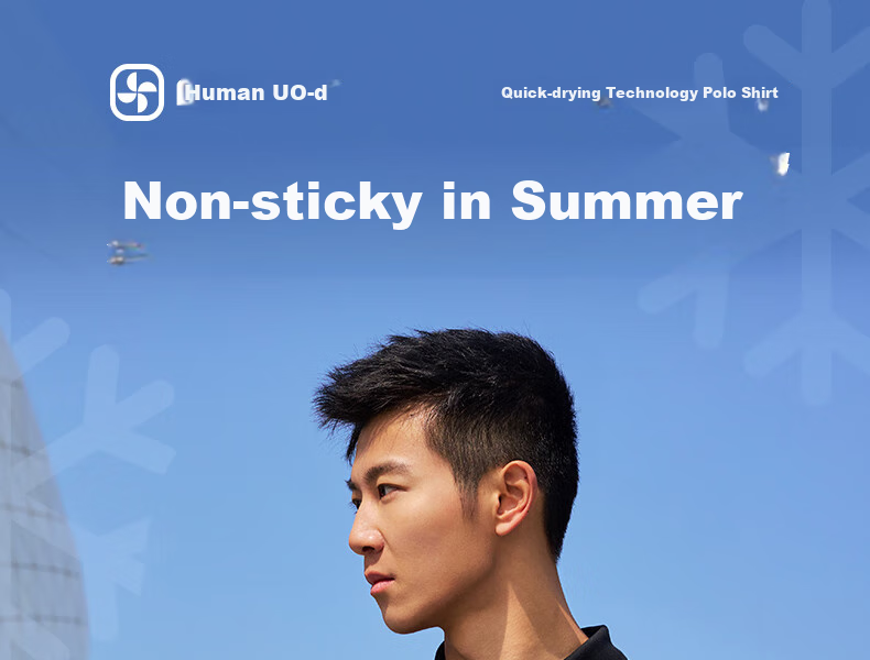 PEAK Polo Shirt for Men, Summer New Style, Sports Fitness Business Top, Breathable Casual T-Shirt, Loose Short Sleeve DF652241 1