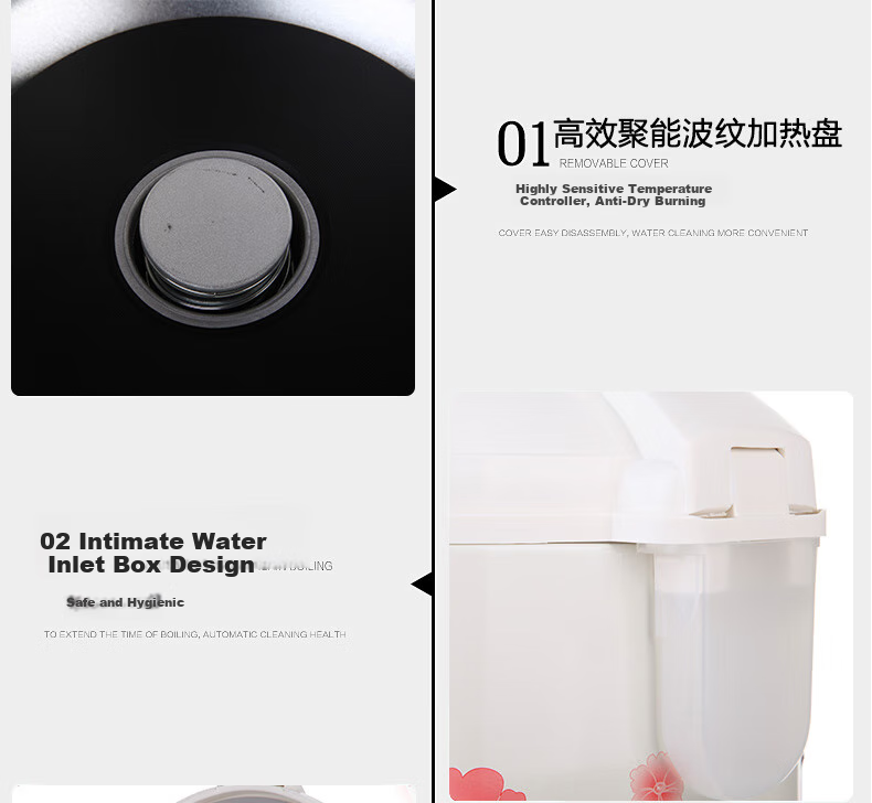 Midea Rice Cooker 3L Household Mechanical Type, Cast Heating Plate, Simple And Easy to Control, Black Crystal Inner Pot Mini Rice Cooker MB-YJ308J [ZMD Peace of Mind Series] 7