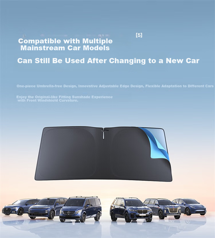 BASEUS Car Sunshade, Front Windshield Sun Protection, Heat Insulation, Windproof Glass Shade, Interior Sun Umbrella Blocker, 2026 New Model 15