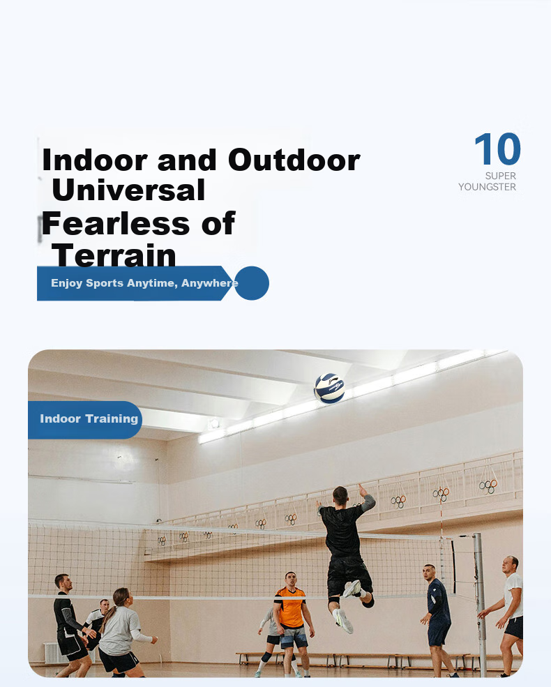 Li-Ning Volleyball Size 5 Adult Youth Student High School Entrance Exam Special Leather PU Material Training Competition Standard Ball Size 5 15