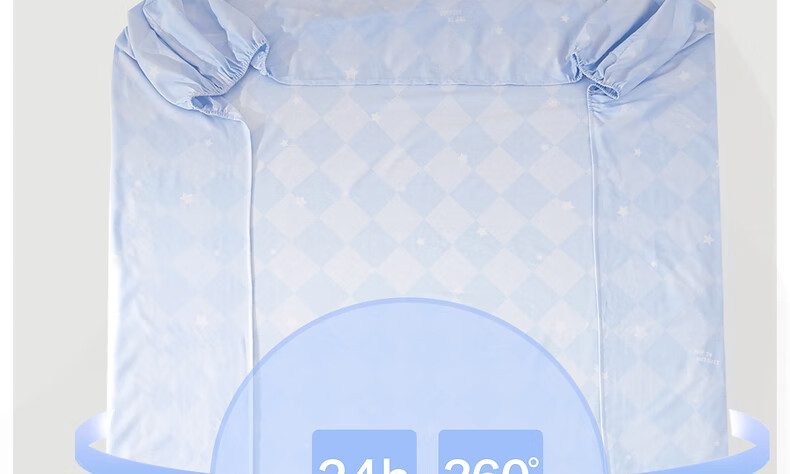 Mercury Home Textiles 100% Cotton Antibacterial Bed Skirt A-Class Cartoon Extra Height Children's Mattress Protector 150cm×200cm 5
