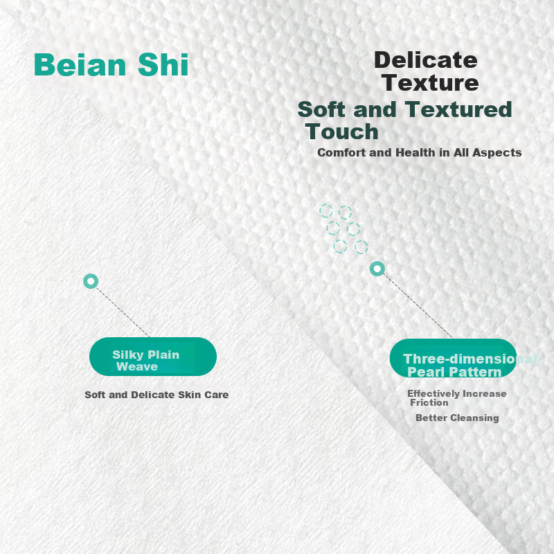 Briars Disposable Bath Towels, Thick Large Pearl Pattern, Travel-Friendly Hotel Portable Towels, Soft Cotton Towels, 5-Pack Set