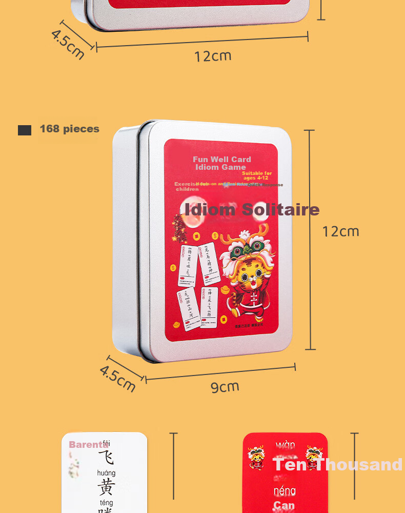 WEINIXIAOXIANG Early Education Flashcards, Word Recognition Cards, Number Recognition Children's Toys, 1-100 Detachable Boxed Educational Toys for Ages 7-10 3