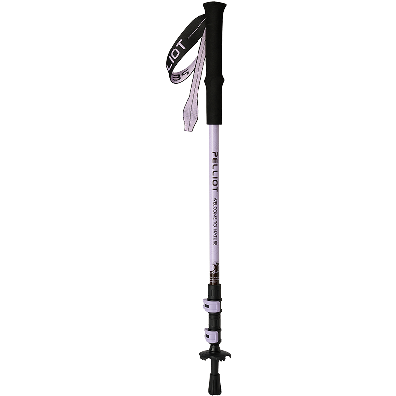 Pelliot [Wang Xingyue's Choice] Lightweight Carbon Fiber Telescopic Trekking Pole, Hiking Stick, Walking Cane, 165036017, Purple