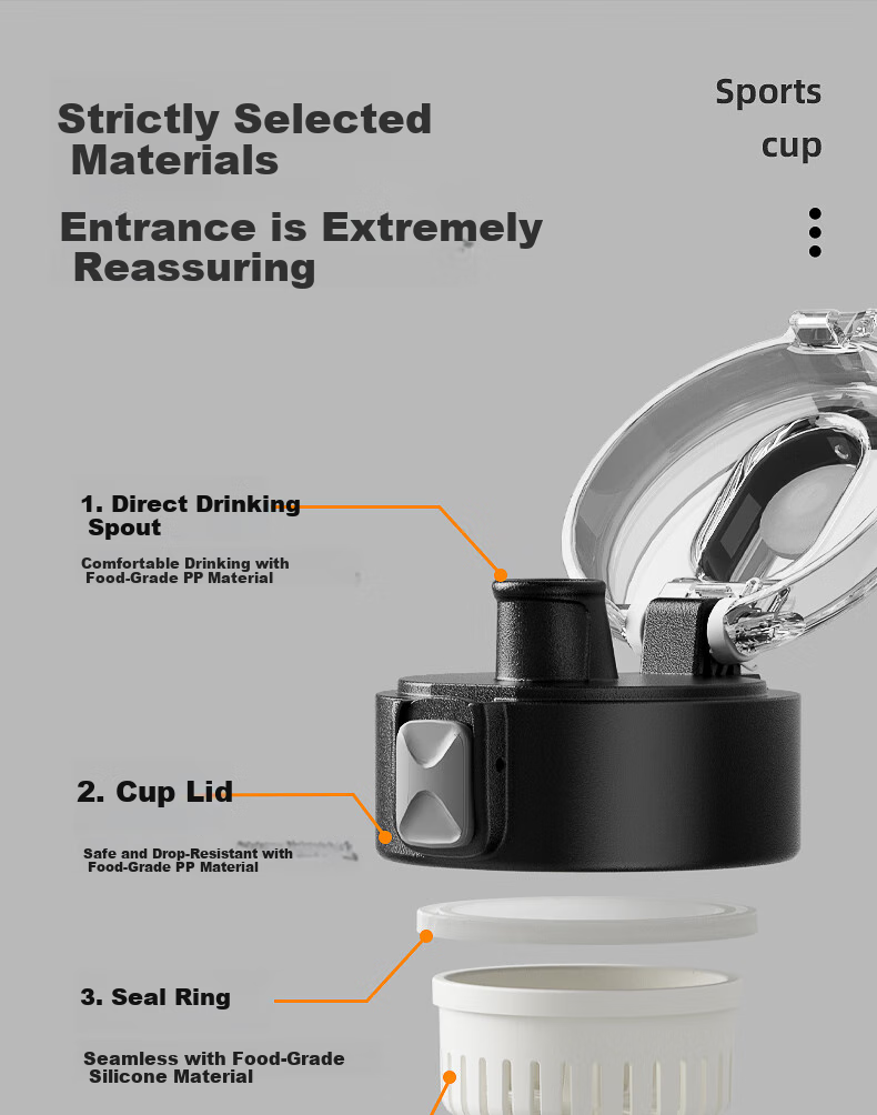 Fuguang Tritan Plastic Cup Sports Water Bottle for Men Women Students Portable Outdoor Water Bottle Shatterproof Large Capacity Summer Tumbler 11