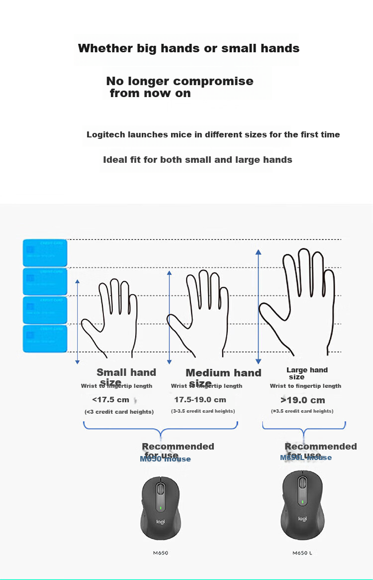 Logitech M650 Enterprise-Grade Wireless Bluetooth Dual-Mode Mouse for Apple And PC, Business Procurement Premium Series, Small And Medium-Sized Hand, Commercial Edition, Black M [Order Bonus] 4