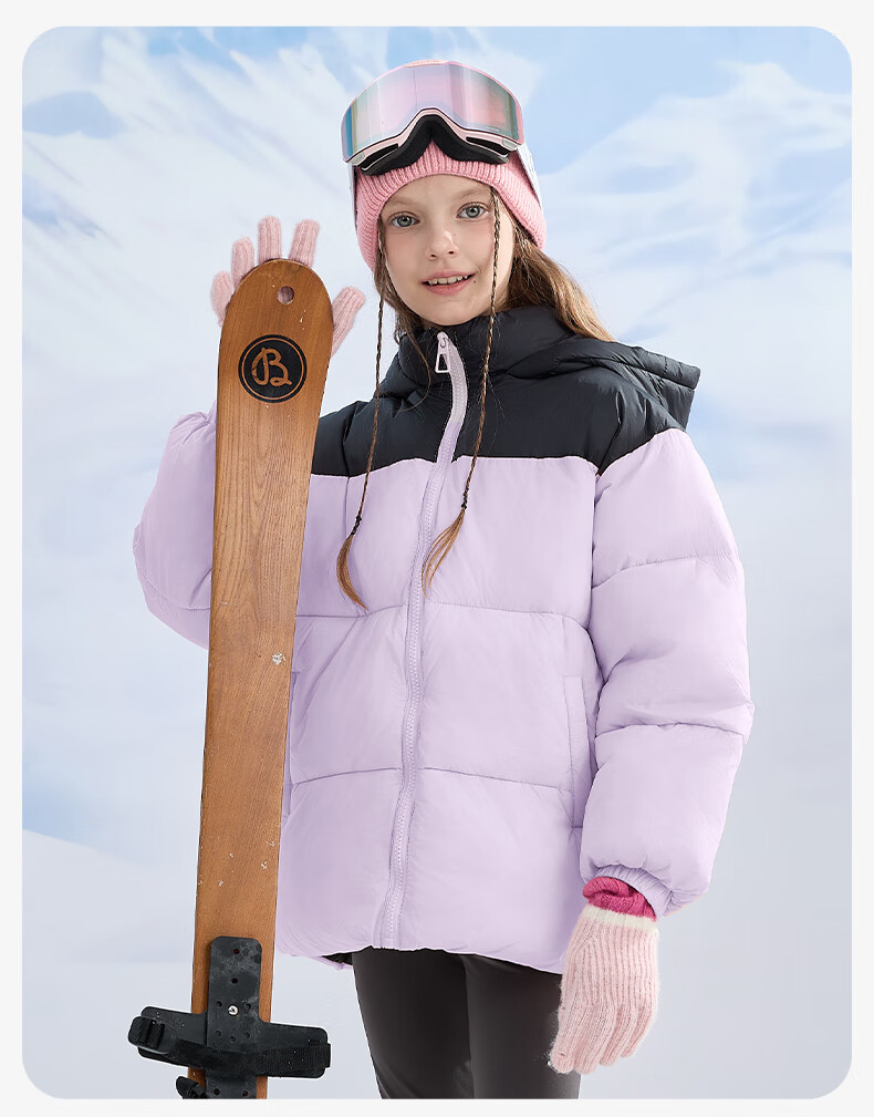 Baleno Children's Cotton Padded Jacket Winter 2025 Style for Older Kids, Red Lucky Year Warm Cotton Coat for Boys And Girls, New Year Padded Outerwear 5