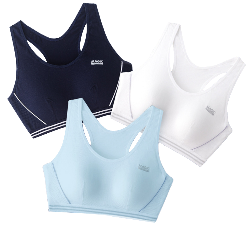 FitonTon Girls' Underwear Student Underwear Developmental Girls' Summer Vest Sports Bra Large Child Children's Underwear