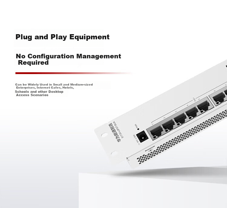 Huawei Kunling S5735S-L48P4S-A3 48-Port Gigabit Managed Layer 3 PoE Switch with 4 Gigabit SFP Ports, VLAN, Ring Network, 380W Power 3