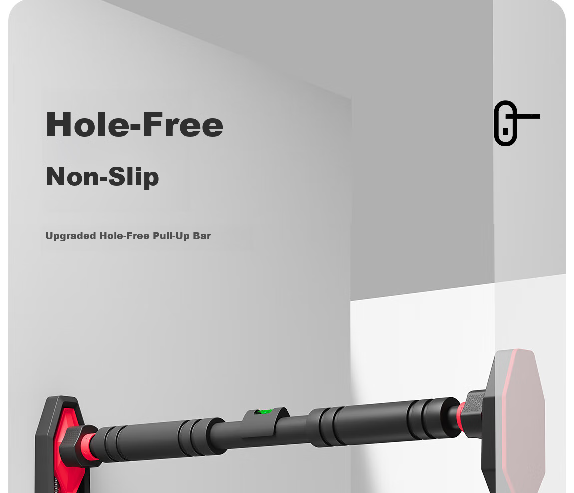 HOBBY TREE Children's Indoor Swing Bar Frame, Home Doorway Pull-Up Fitness Equipment, No Drilling Required, 73-100cm 4