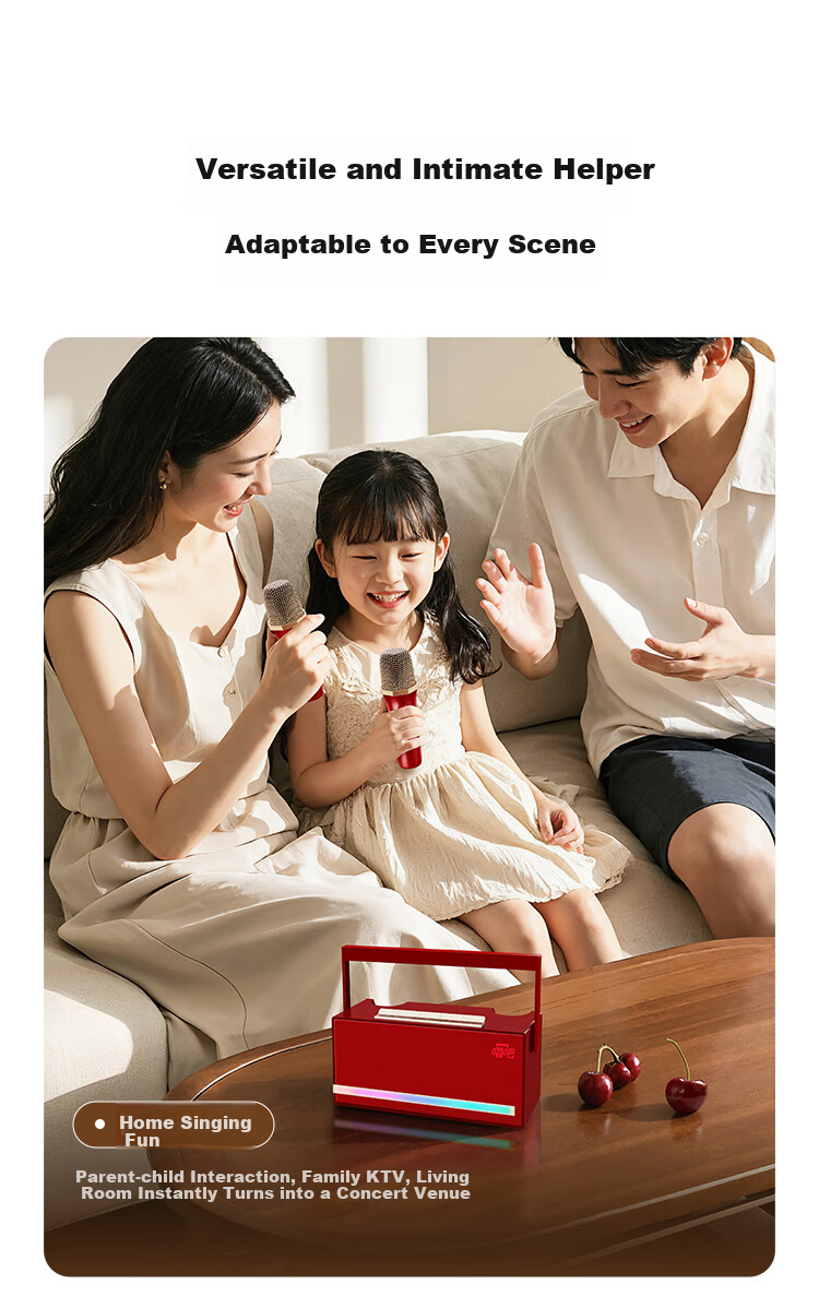Changba Xiaojuandan L21 Microphone Karaoke Speaker Combo, Home KTV Set, Outdoor Wireless Bluetooth Children's Microphone, Computer And TV Sound System, Birthday Gift, Musi Bai 18