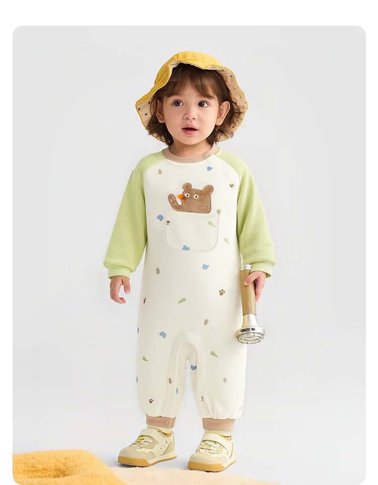 BALABALA Baby Newborn Winter Cotton-Padded Romper 2025 Infant Jumpsuit Cute Crawling Suit 208425133203 8