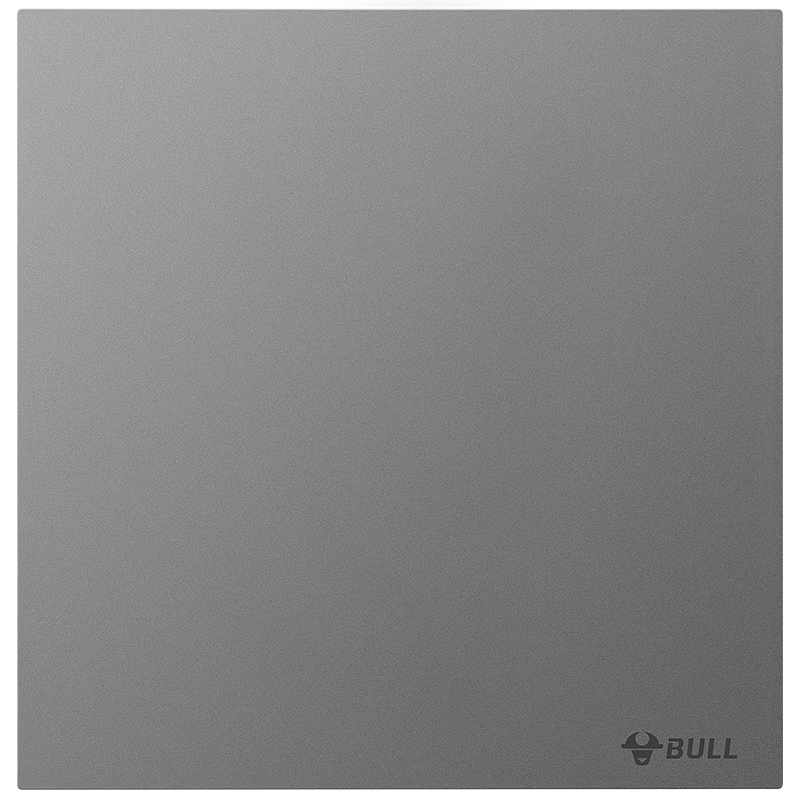 BULL Switch Socket G57 Butterfly Ultra-Thin Series Splash-Proof Box Panel White G57B101 Distant Mountain Gray