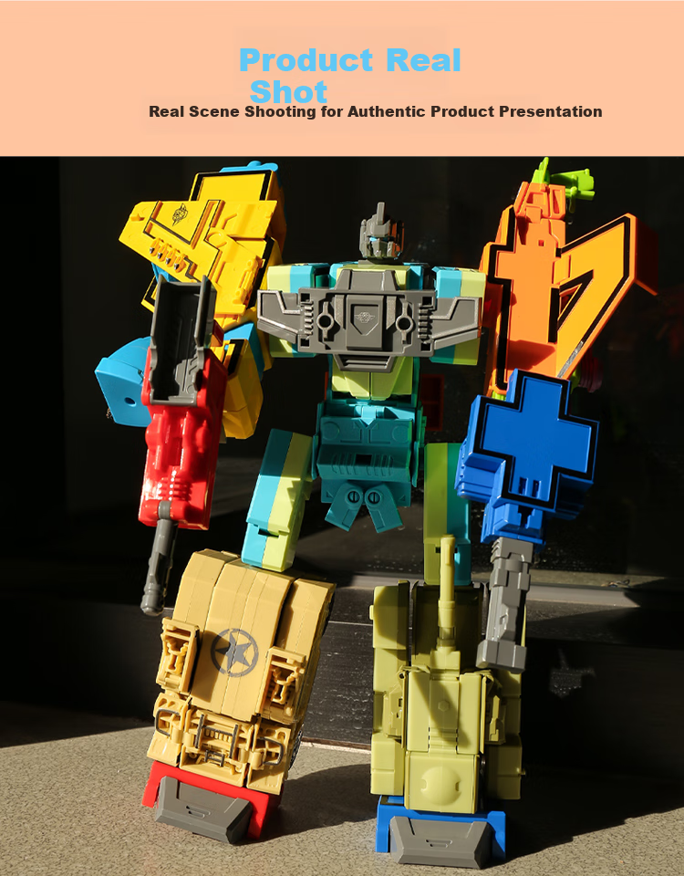 Tangmi TEMI Children's Digital Transforming Robot Toy Car, Boys' Birthday And Holiday Gift 6