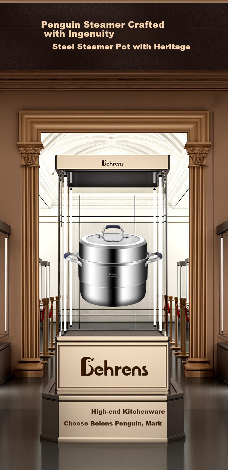 Beilunsi 304 Stainless Steel Steamer Pot for Gas Stove And Induction Cooker, for Steaming Buns, Mantou, And Dumplings, Dual-Use Steaming And Cooking, Thickened Two-Layer Design for Home Use 1