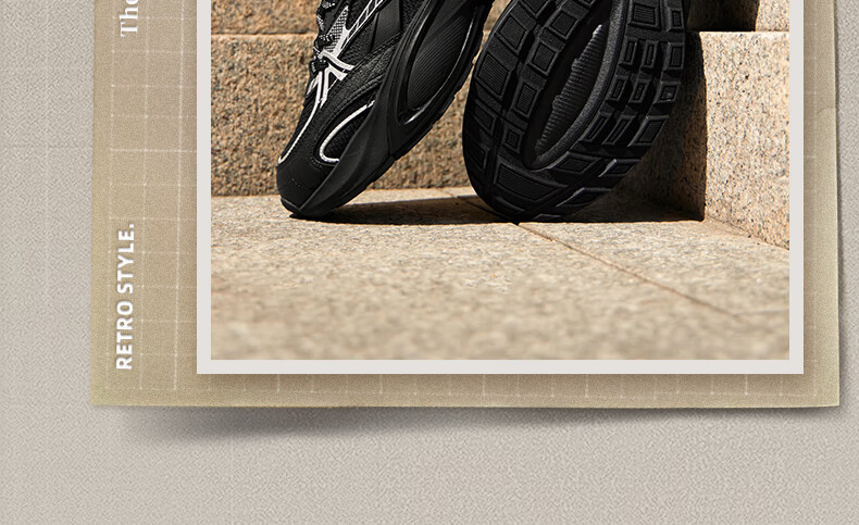361° Men's Winter New Year Wheel 3.0 Retro Leather Casual Thick Sole Dad Shoes 672546760-2 9