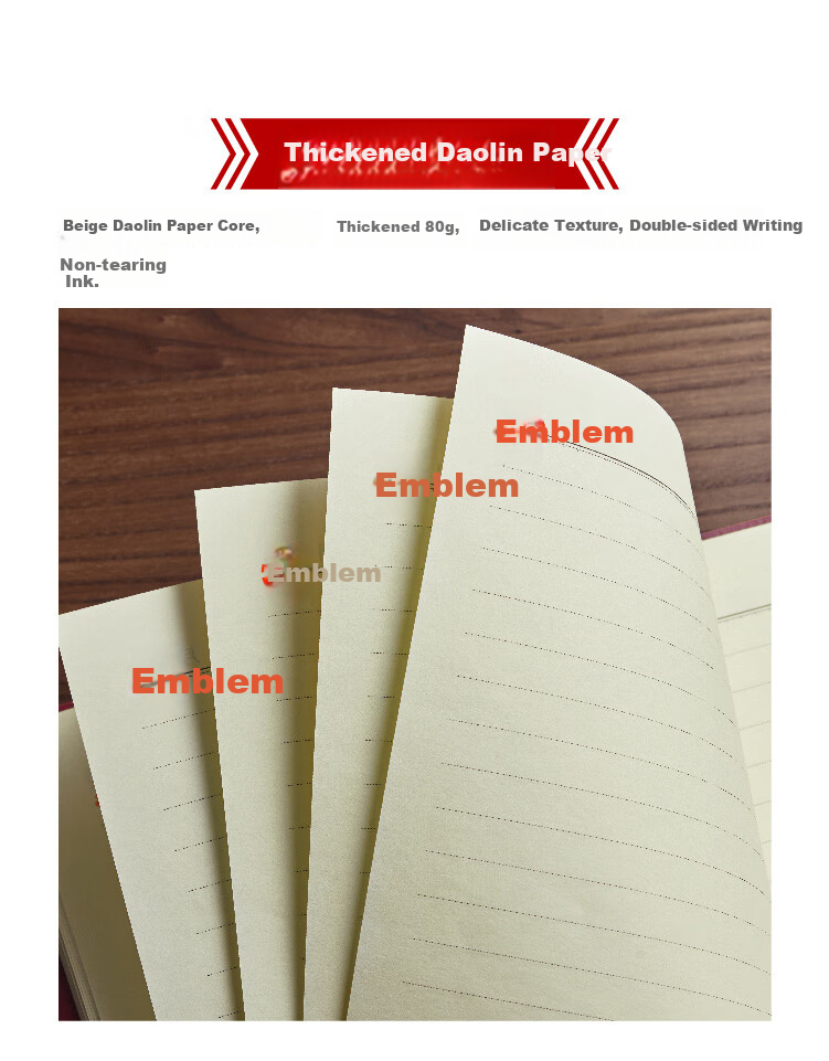 UHOO Party Member Notebook A5 Gift Box, Veteran Souvenir, August 1st Army Day Gift, Party Class And Branch Meeting Political Education Journal, Customizable 1224 2