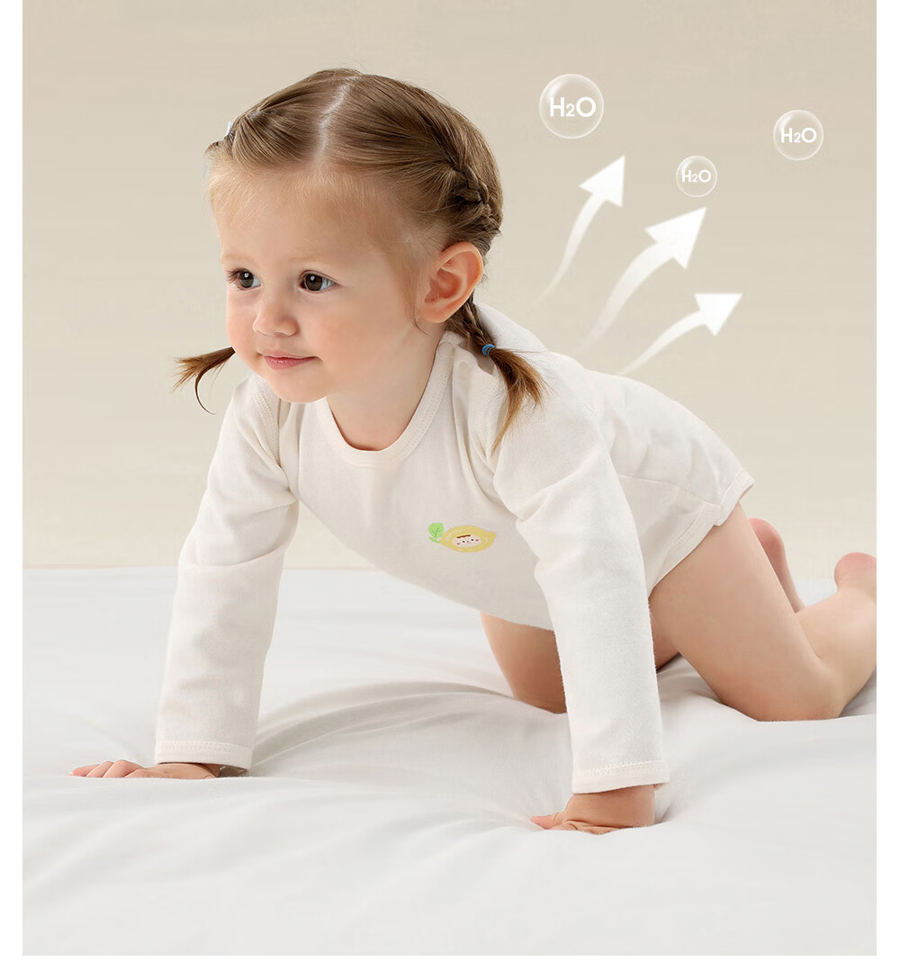 Betis Baby Clothes Skin-Friendly New Autumn Pure Cotton Infant Long Sleeve Bodysuit Warm Baby Romper Pajamas 9