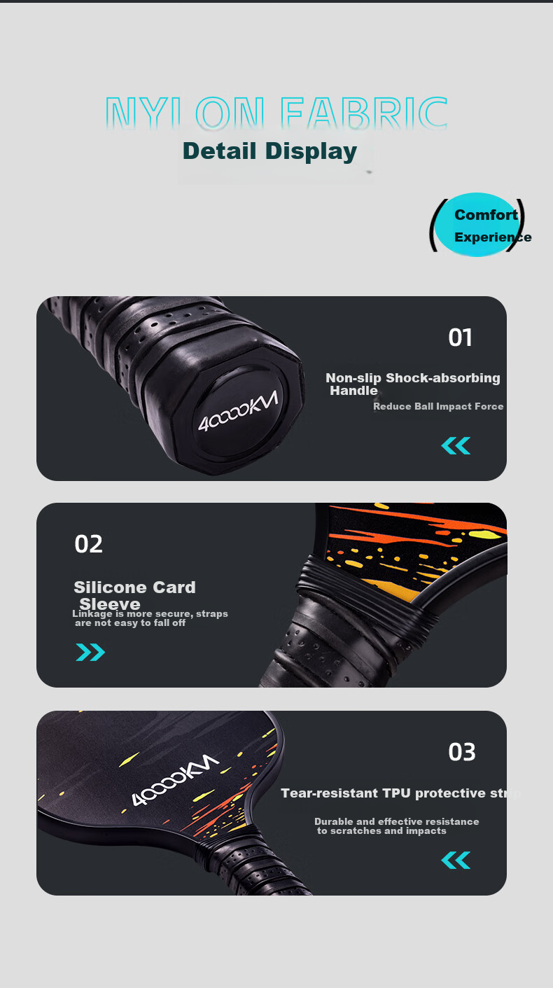 Siwangongli Paddle Set, T300 Carbon Fiber Double Racket Professional Model with PP Honeycomb Core, Durable Competition Grade, Ink Finish 16