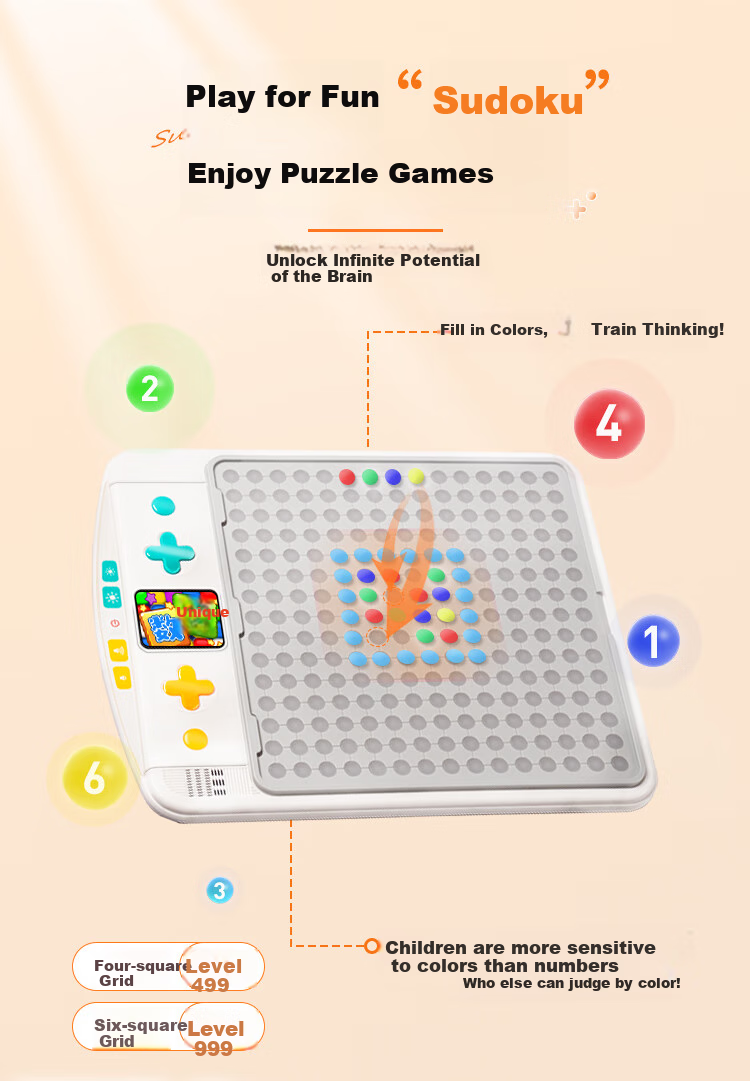 Qiaopigu Super Chess Master Intelligent Multifunctional Board Game for Elementary School Students, Logic Children's Toy, Birthday And Holiday Gift for Boys And Girls 7