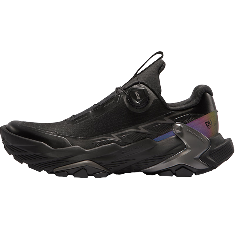 KAILAS FUGA DU 2 BOA Black Mountain Slope King Outdoor Low-Cut Trail Running Shoes for Men Night Black Size 41