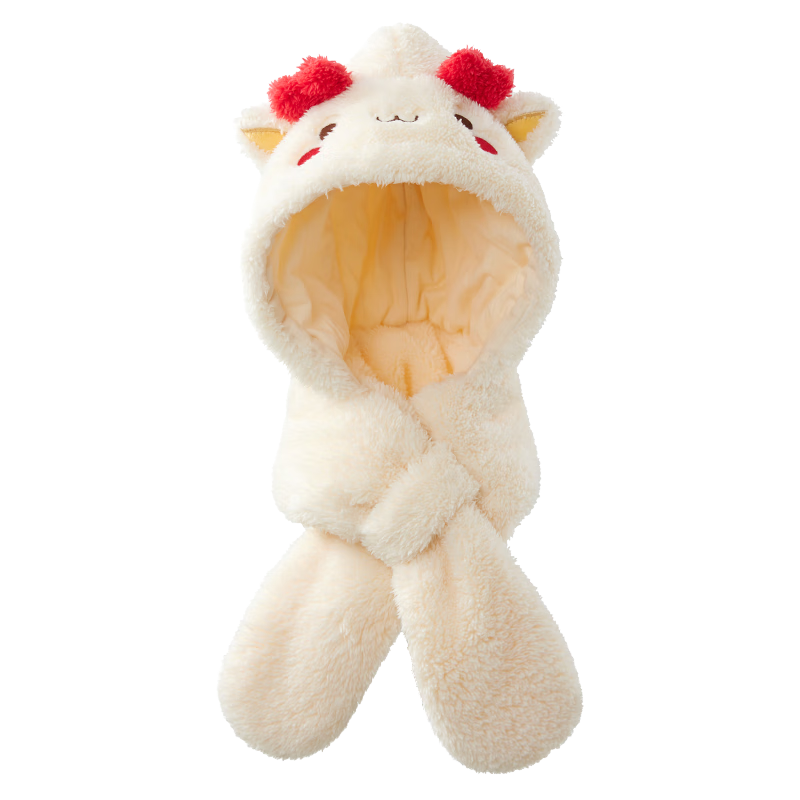 Beitais Baby Hat and Scarf Set, New Autumn Winter Windproof Thickened Neck Warmer for Boys and Girls
