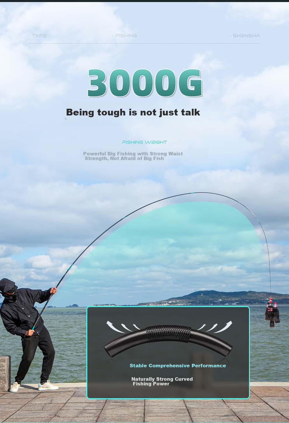 Shensha 2.7-Meter Yulingcui 28-Section Fishing Rod, Wild Fishing All-Purpose Rod, Ultra-Light And Ultra-Hard Fishing Pole, Carp Rod, Handheld Fishing Rod 17