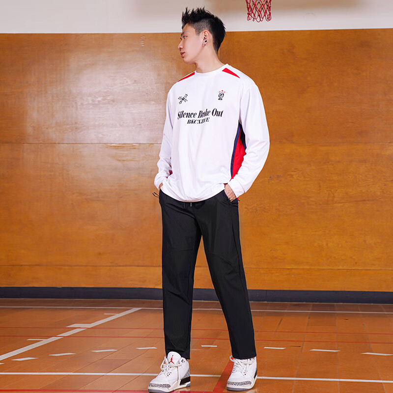 BKCXZICE Men's Sports Pants American Style Reflective Arrow Casual Long Pants Autumn Winter High Elastic Quick-Dry Cooling Running Fitness Basketball Pants
