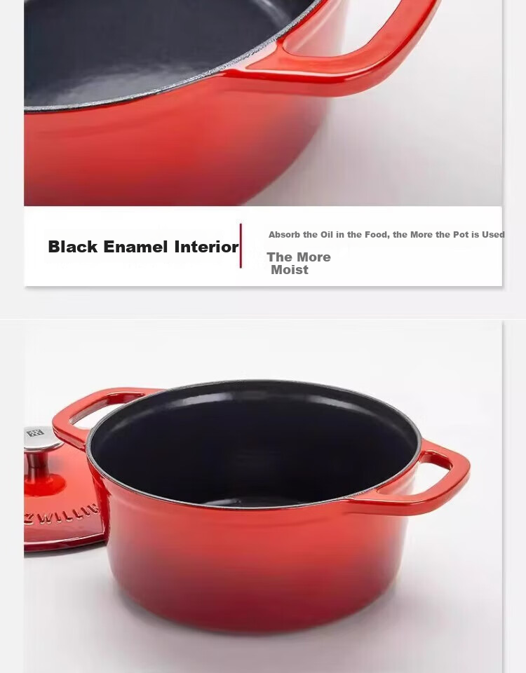 ZWILLING Flagship Kitchenware Set: Iron Wok, Non-Stick Pan, Frying Pan, Soup Pot, Steamer, Enamel Pot, Upgraded SILVER Silver-Luster Iron Wok Family Set of 6 Pieces 14