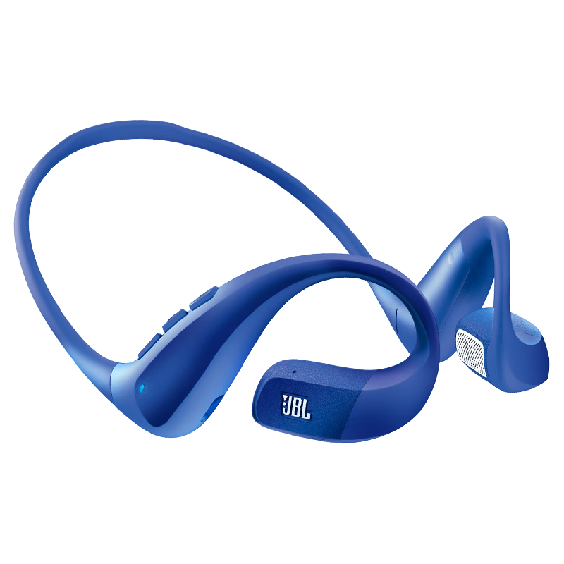 JBL PACE Running Armband, True Wireless Open-Style Sports Bluetooth Earphones, Comfortable Over-Ear Design for Running, Waterproof, Earphone Gift, Recommended, Coast Blue