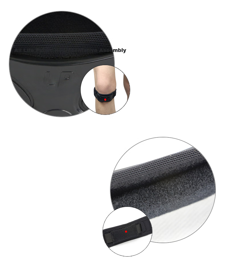 LP 581 Enhanced Patellar Strap Knee Brace with Rigid Insert, Patellar Tendon Support And Compression Band for Running And Hiking L/XL 6