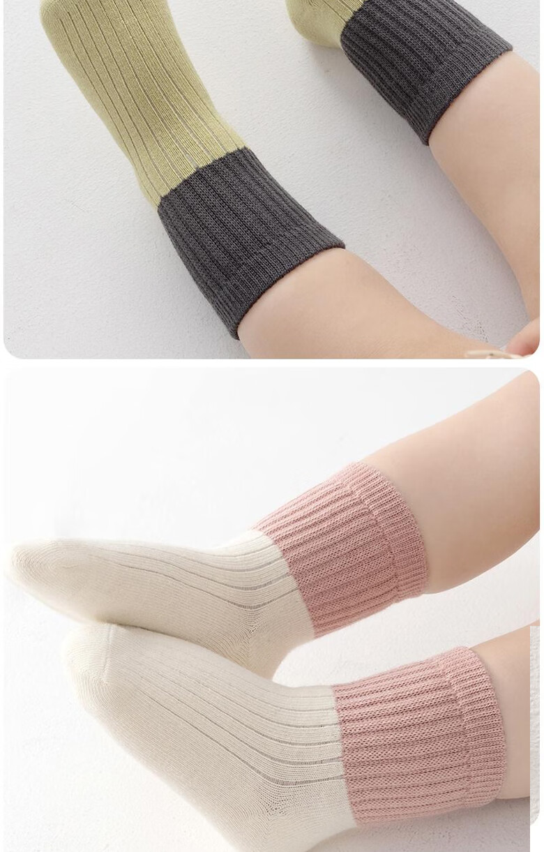 Cotton Weapon Baby Mid-Calf Socks Newborn Infant Pure Cotton Baby Socks 10A Grade Antibacterial Mid-Calf Children's Socks 11