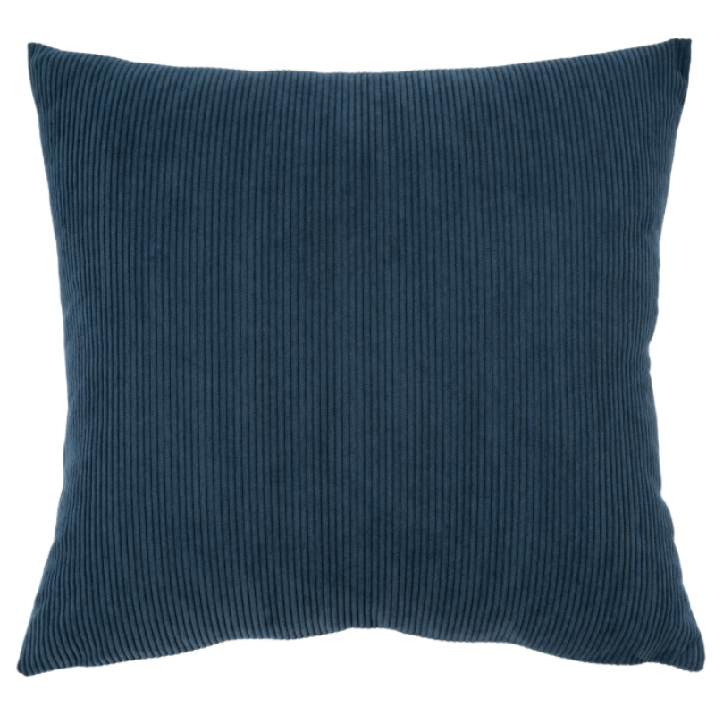 JD Jingzao Corduroy Pillow Super Soft Cushion Sofa Bedside Living Room Office Nap Waist Support Pillow 45x45cm Blue