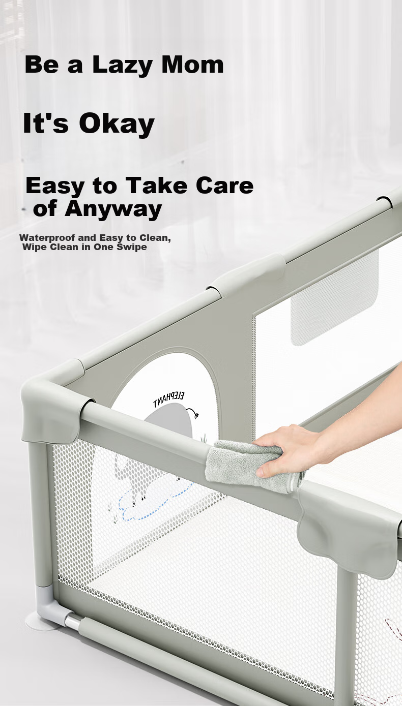 Beiboshi Babybox Antibacterial Baby Playpen, Crawling Mat, Fence, Baby Play Mat, Floor Fence 14