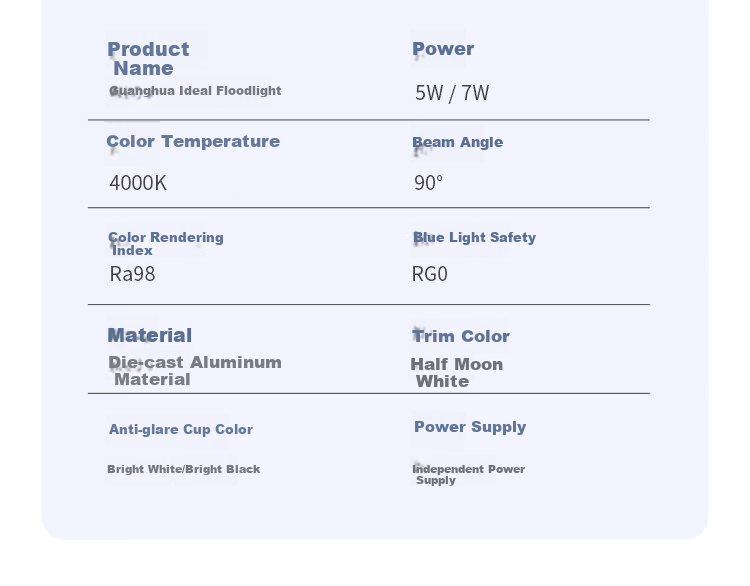 NVC LED Downlight 7W White Cup Tri-Color Full Spectrum Eye Protection Recessed Ceiling Light for Living Room and Bedroom [Guanghua] Ra98 10