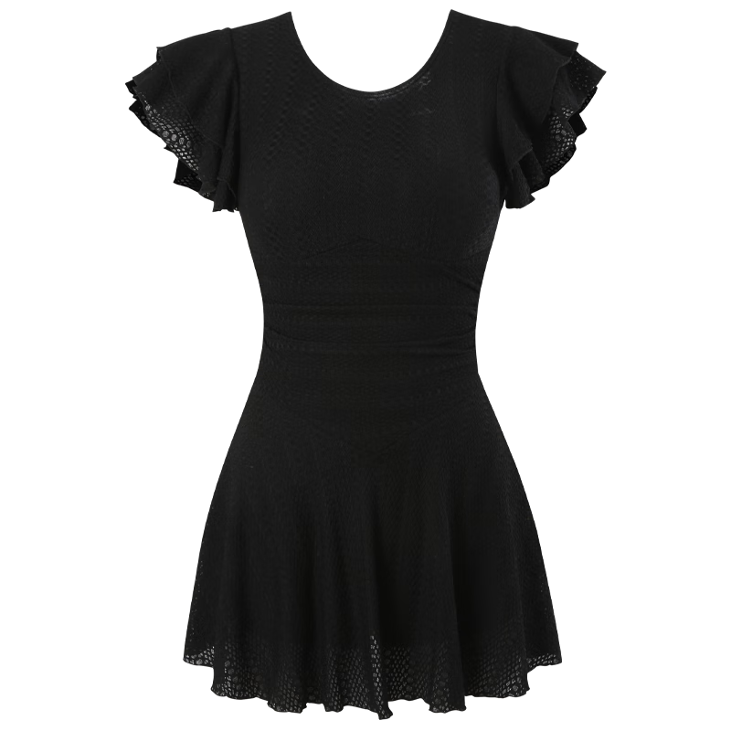 Agliondy Women's One-Piece Swimsuit 2025 New Plus Size Conservative Slimming Skirt Style for Curvy Girls